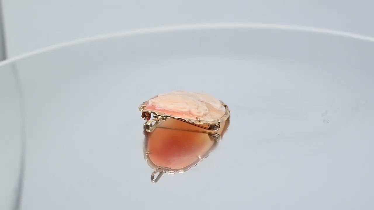 シェルカメオ APA From ITALY ペンダントブローチ | 芦屋Antico