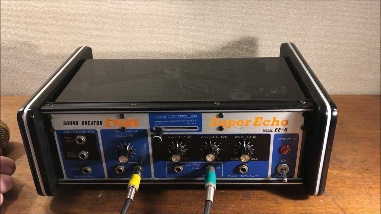 Evans EE-6 super echo- A.K.A Cracklin' Rosie- A super cool super