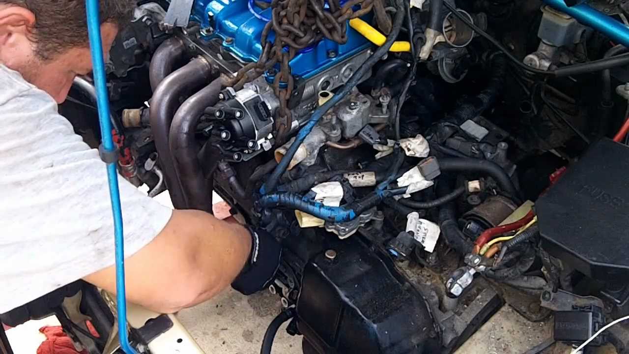 Mazda 626 - ATX to MTX Transmission Swap Part 3 - YouTube
