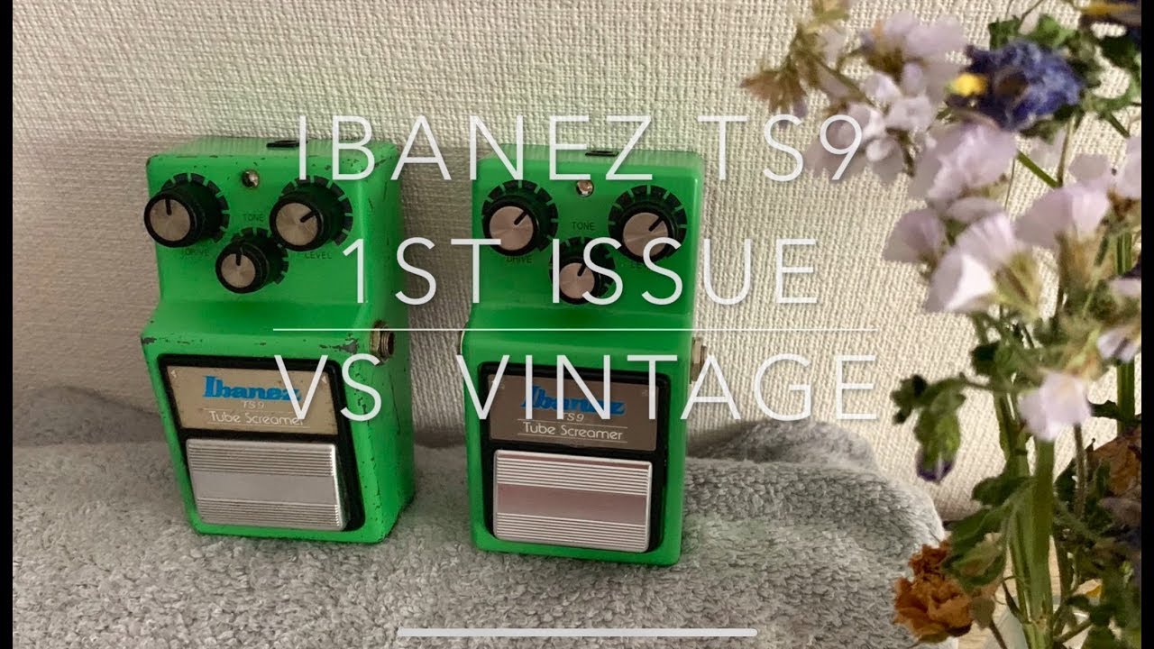 Ibanez TS-9 1st Reissue VS Vintage TS-9】レビュー - YouTube