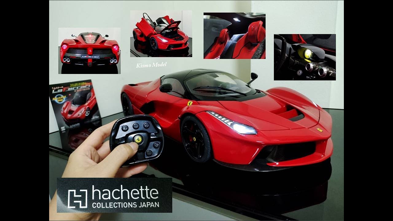 Hachette La Ferrari 1/8 Light & Sound - YouTube
