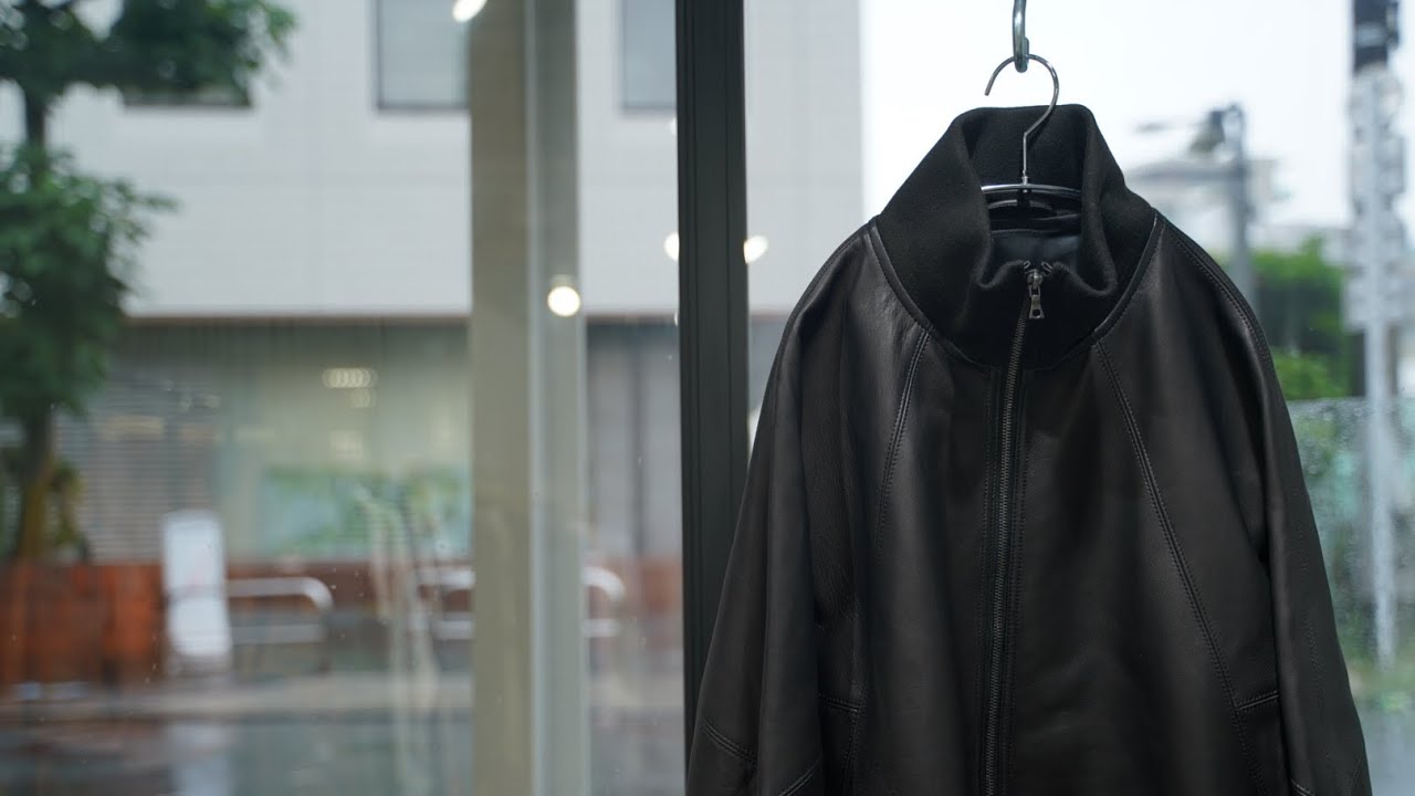 予約完売致しました。 blurhms 24AW Ex.Spain Lamb Leather Track