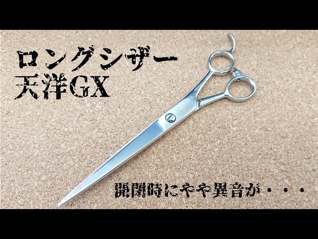 シザー(理美容ハサミ) 研ぎ 王道理容シザー 天洋GX - YouTube