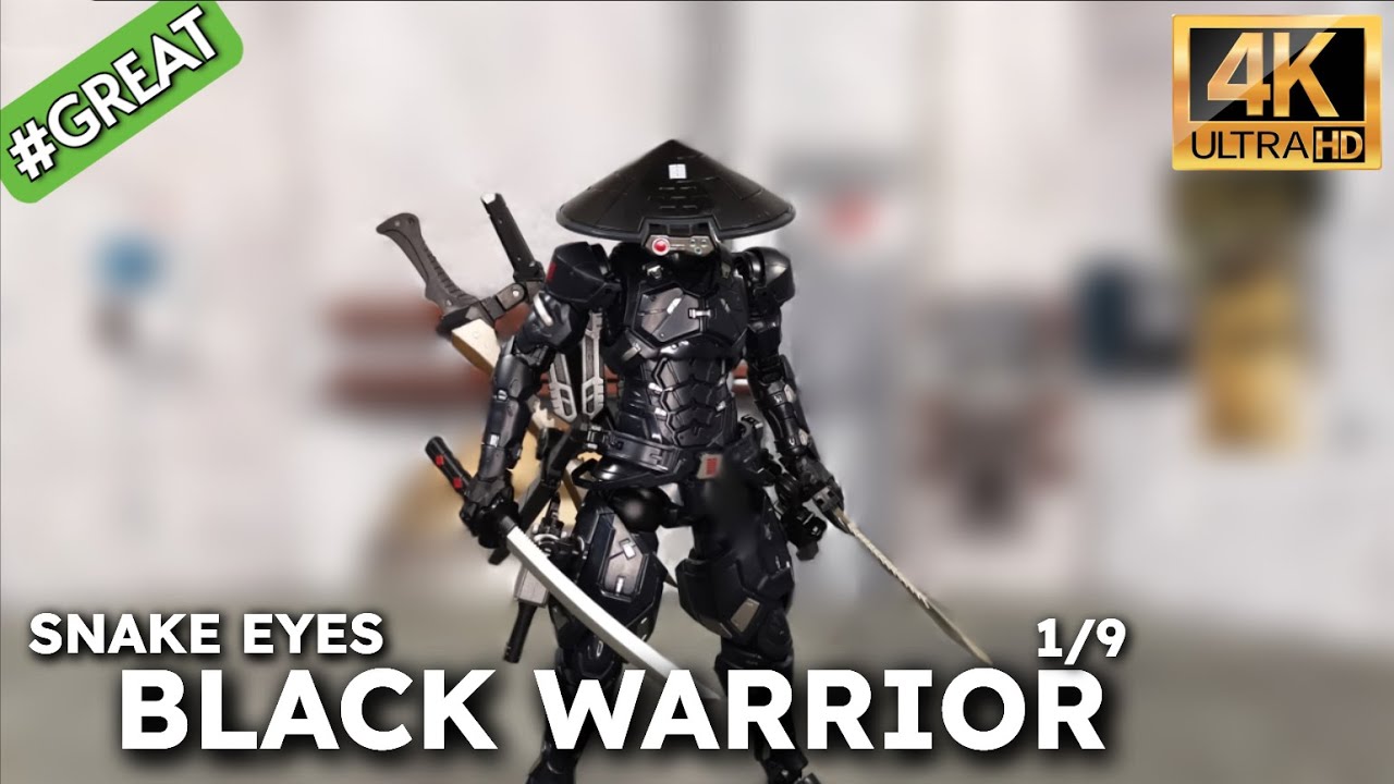 人機巧]人体可動追求と独自アレンジ🥷GIジョー☆スネークアイズ