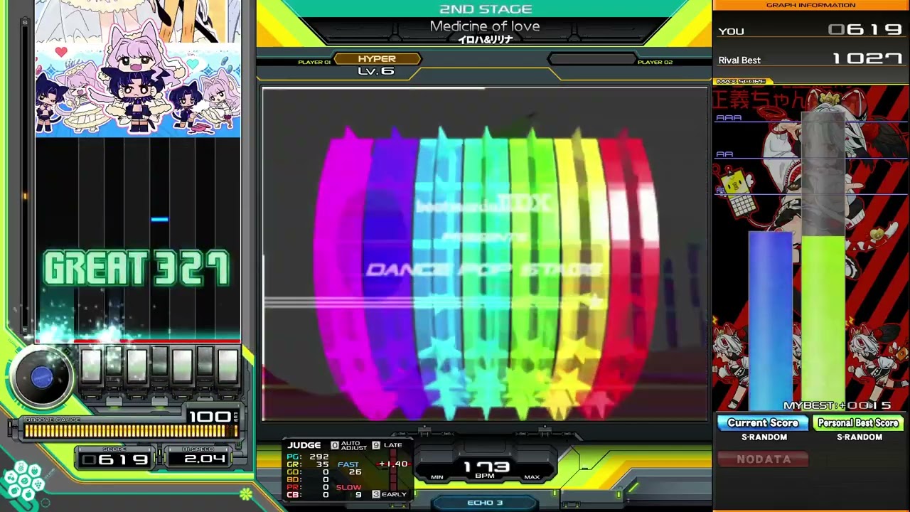 beatmania IIDX】Medicine of love / イロハ＆リリナ - YouTube