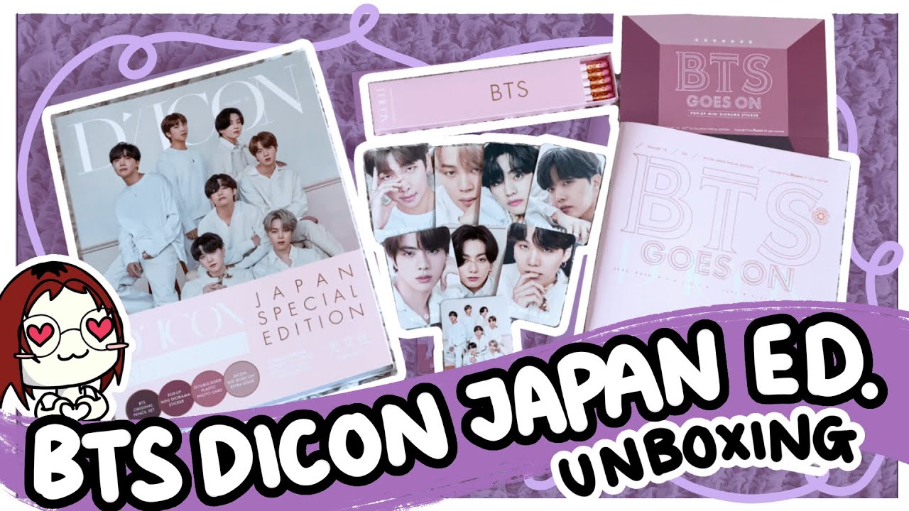 BTS DICON Vol.10 Photobook Japan Special Edition Unboxing