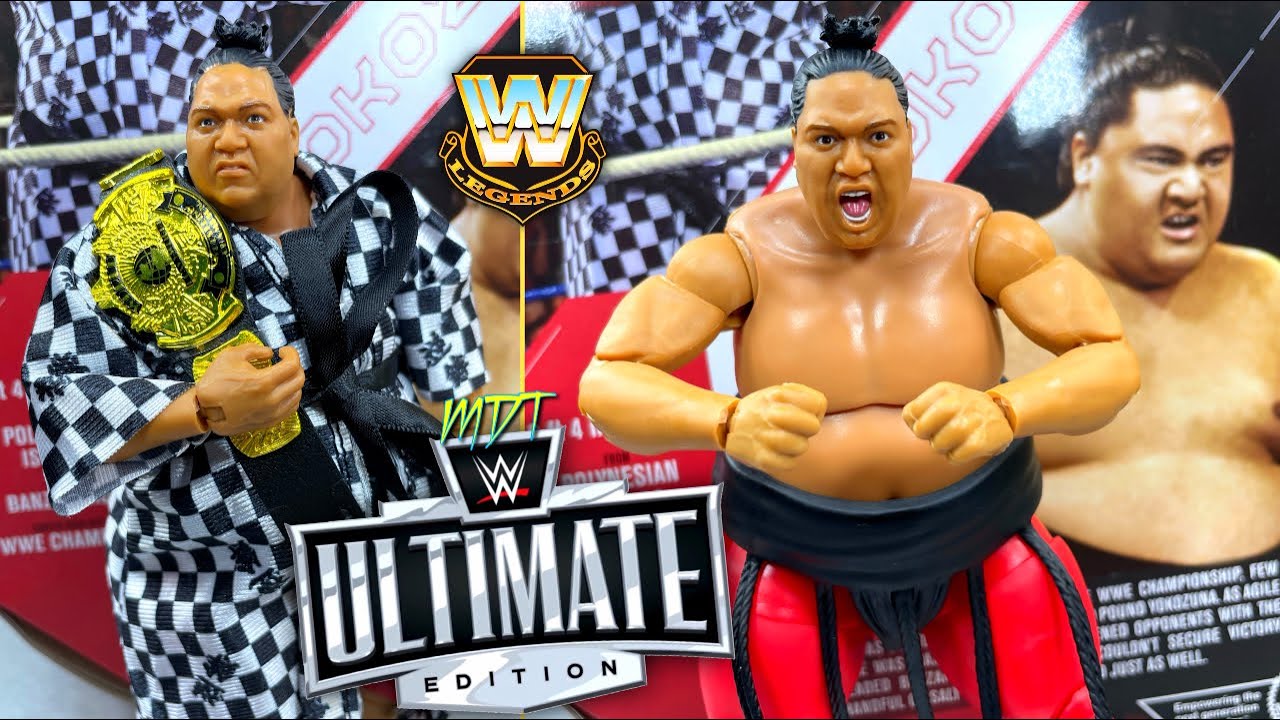 WWE ULTIMATE EDITION YOKOZUNA FIGURE REVIEW! - YouTube