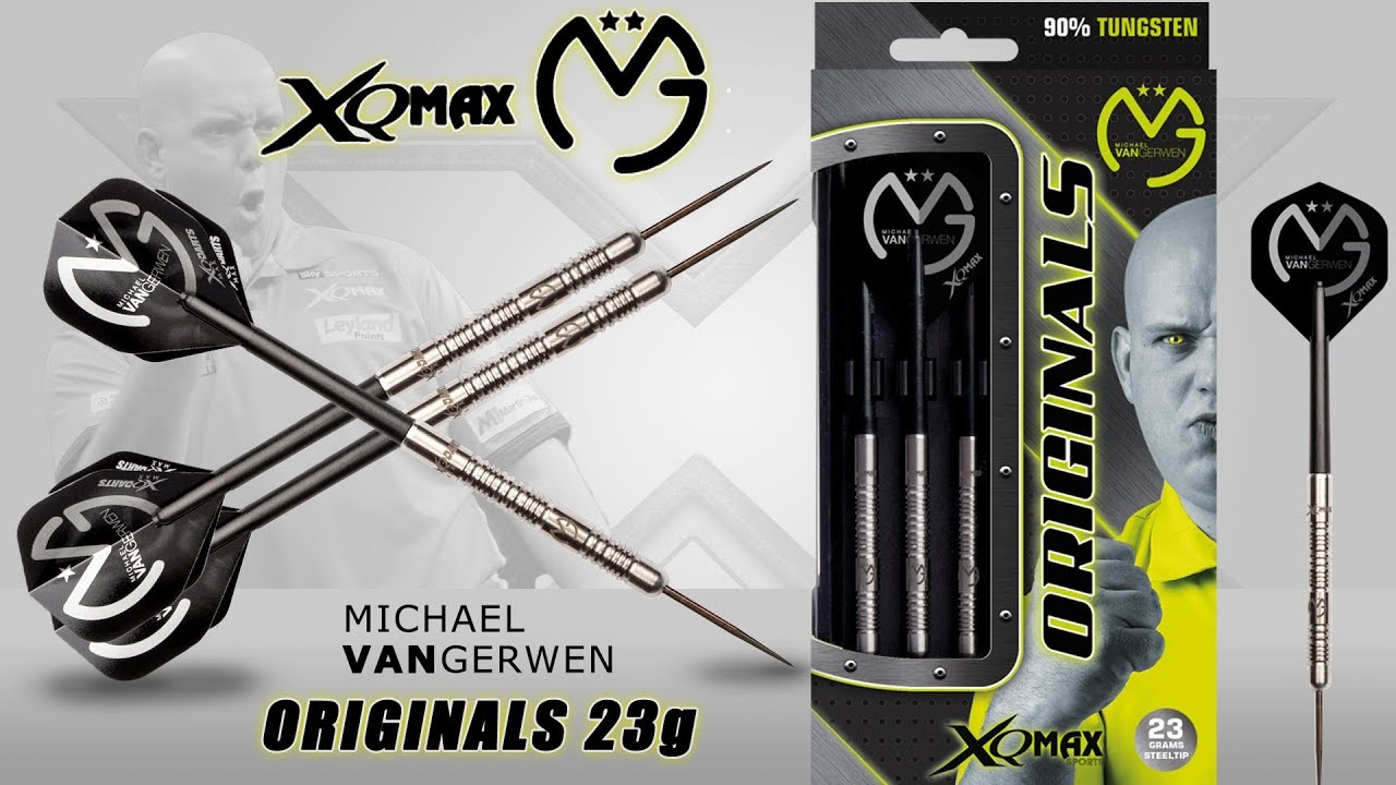 XQ MAX steel MVG Michael van Gerwen 23g 90% - YouTube