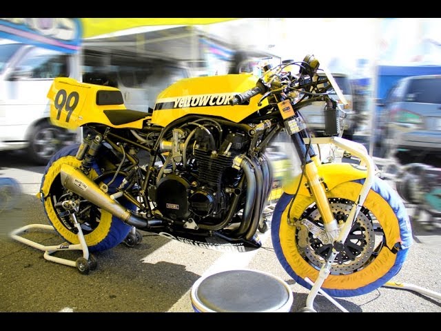 YELLOW CORN Kawasaki Z Racer - HAMSTEAKⅡ - YouTube