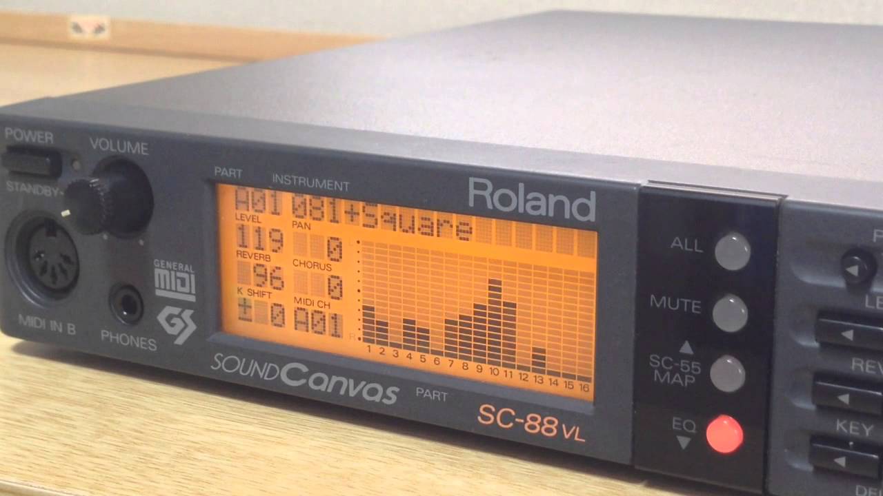 Roland SC-88VL Sound Canvas Demo - YouTube