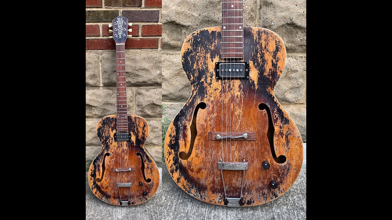 Kay / Old Kraftsman K1 Archtop 1950s - YouTube