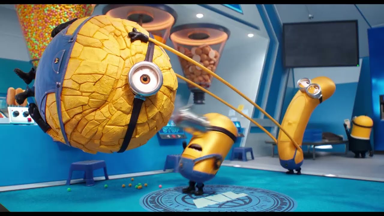 怪盗グルーのミニオン超変身』本編映像｜スーパーパワーで超混乱