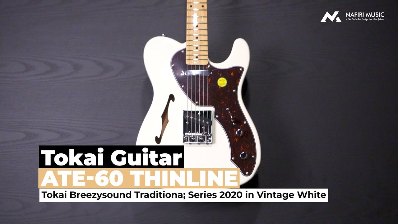 Tokai Guitar ATE-60 Thinline Breezysound Traditional Series - YouTube