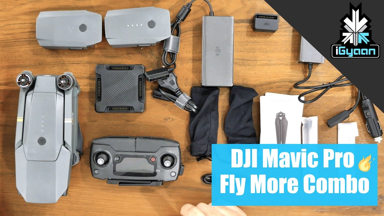 DJI Mavic Pro + Fly More Combo Unboxing and First Flight + Video