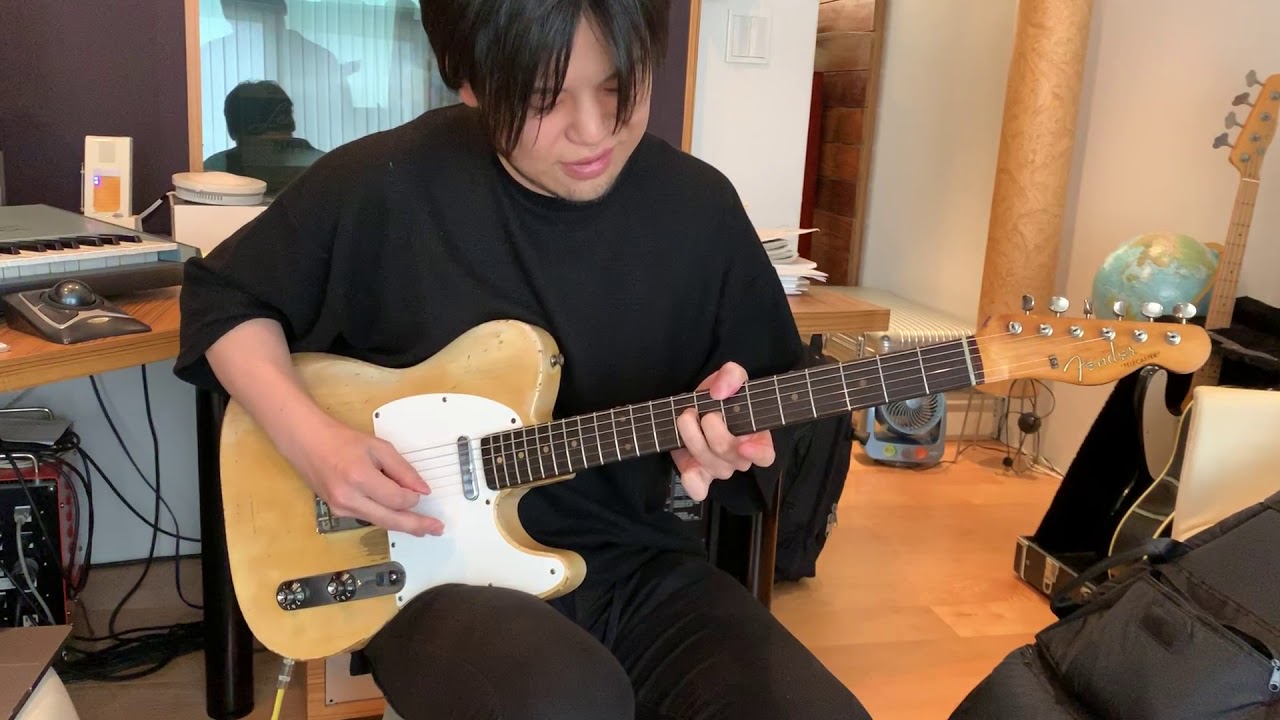 生鳴りがすごい…某氏所有1959年製Fender Telecaster 40秒のタメシビキ