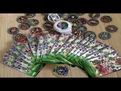 妖怪ウォッチ】妖怪メダル第3章☆20袋一挙開封☆シークレットメダル