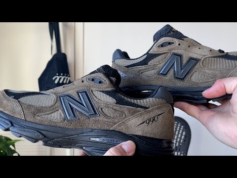 JJJJound New Balance 990v3 Black Brown Review and ON-Foot - YouTube