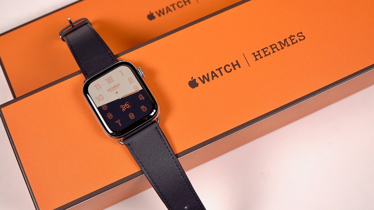 Unboxing a $1,400 Apple Watch: Hermes Experience (Series 4) - YouTube