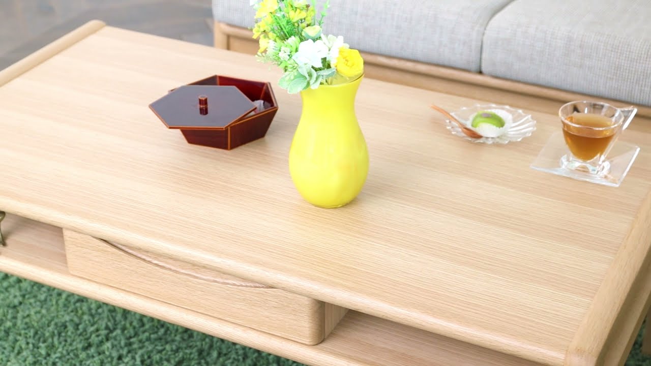 旭川家具 WOW ワオ Rein ライン センターテーブル 国産家具 無垢