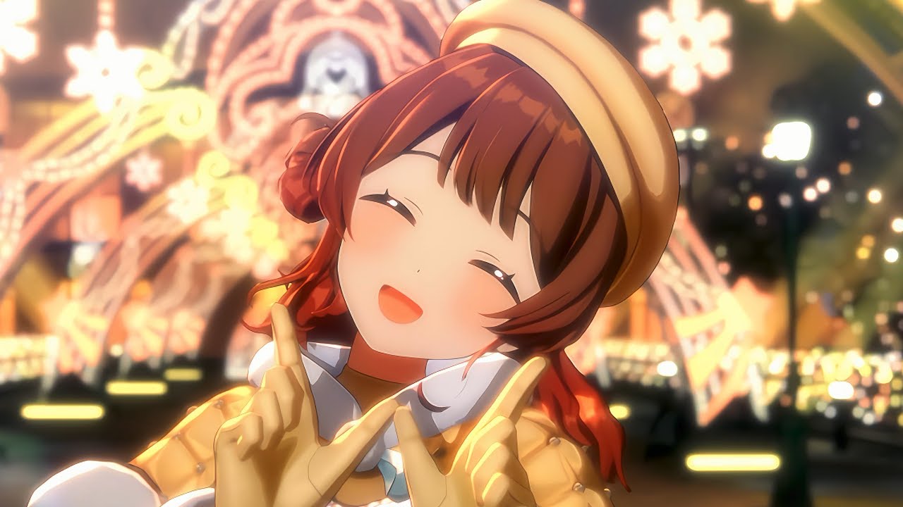 学園アイドルマスター MV 4K】White Night! White Wish! 【学マス 花海