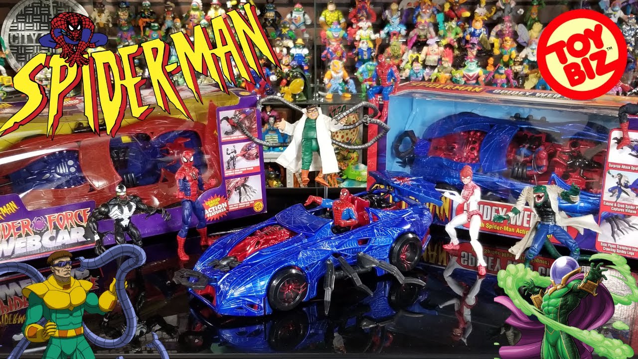 Spider-Man Web Car by ToyBiz 97-05 Comparison - YouTube