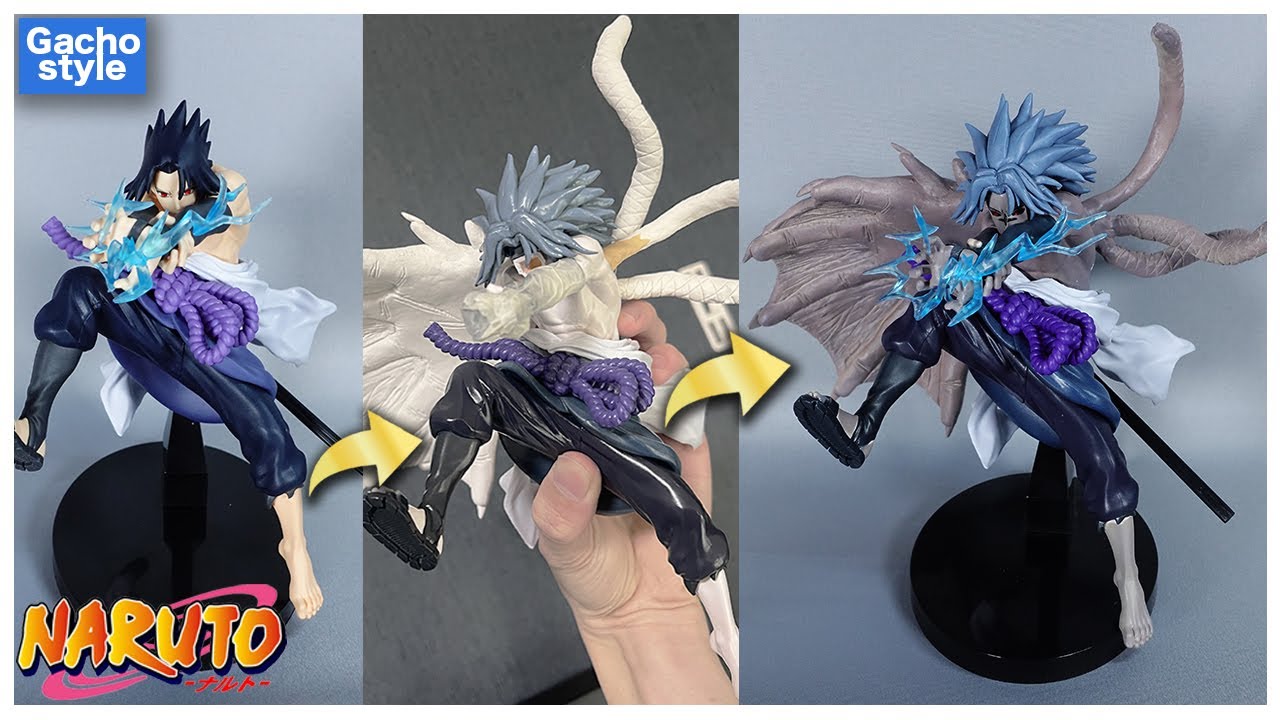 NARUTO] I made Uchiha Sasuke Curse Mask 2 figure (VS Deidara ver