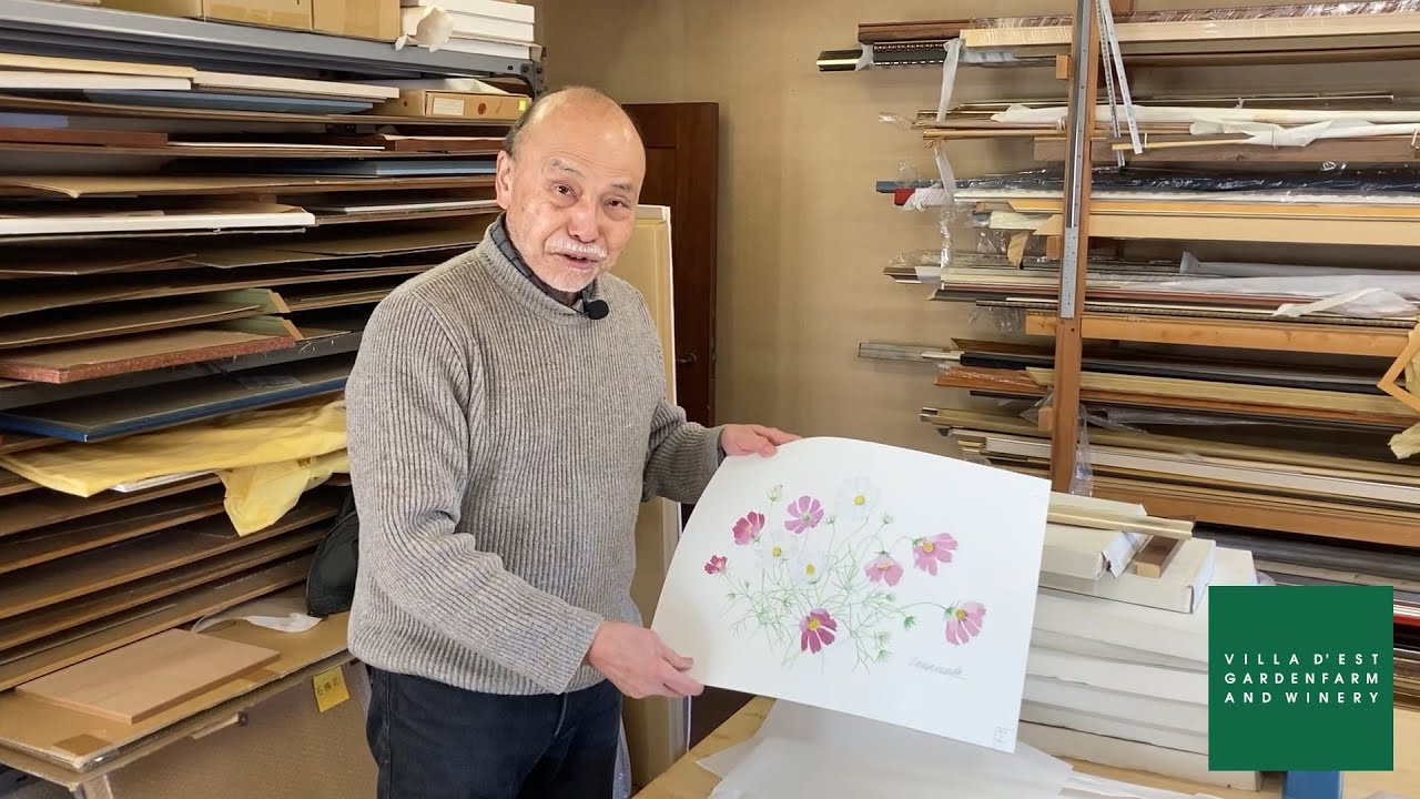 玉村豊男新作絵画展＠大丸東京店 クラブレポ69号 - YouTube