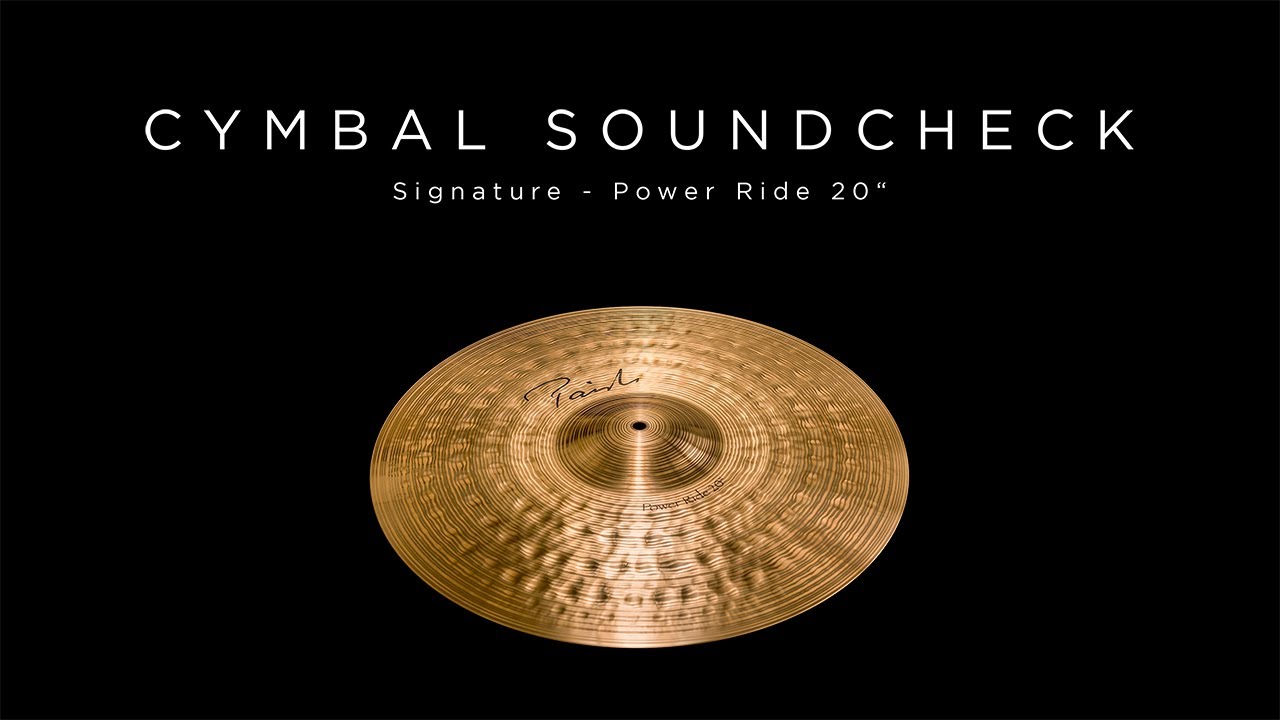 Paiste | Signature Power Ride | モリダイラ楽器