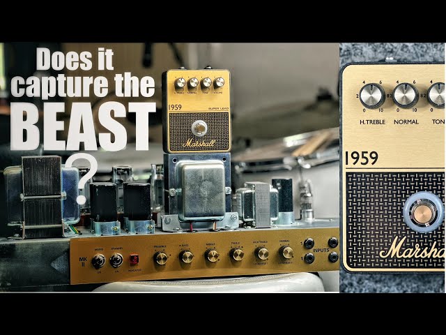Does the new Marshall 1959 Pedal sound like an actual SUPER LEAD