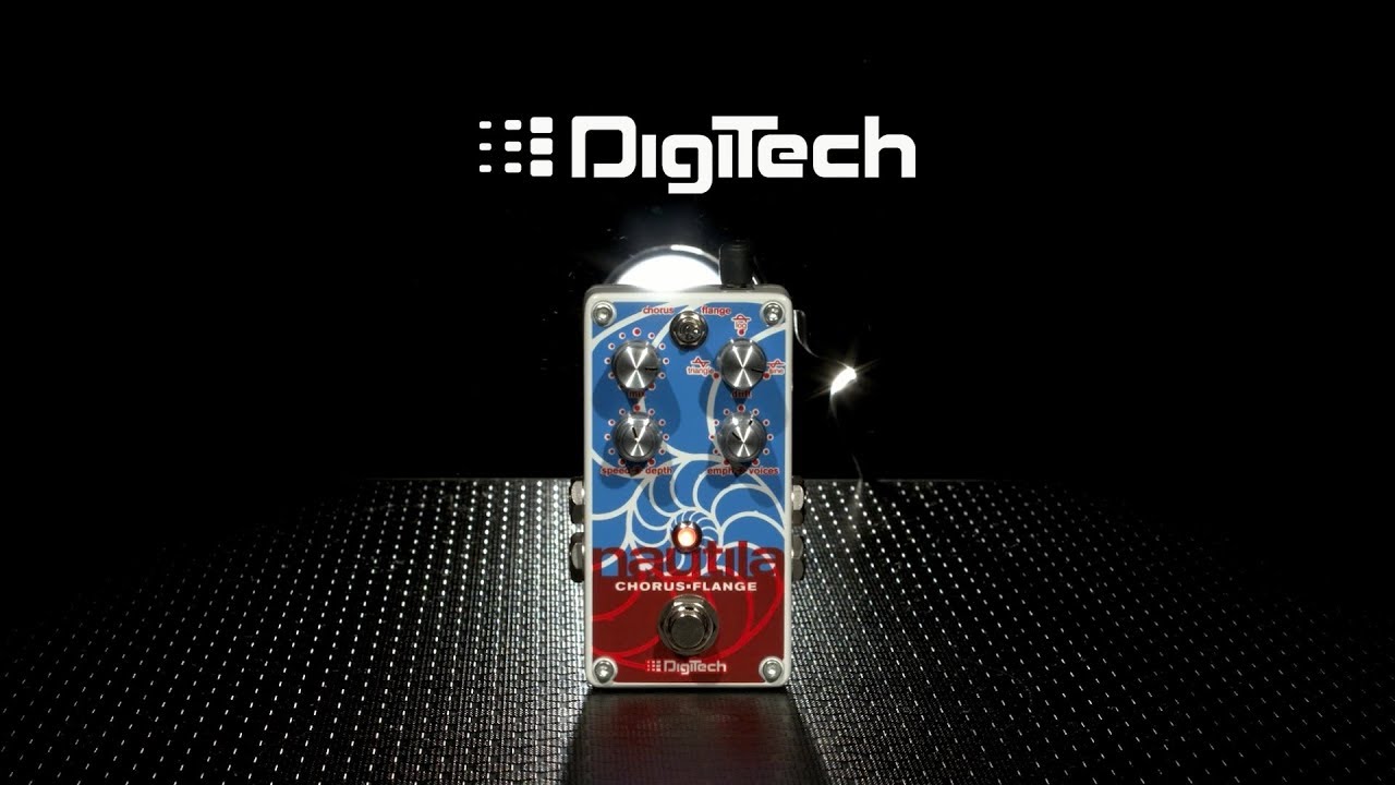 DigiTech Nautila Chorus/Flanger Pedal | Gear4music demo - YouTube