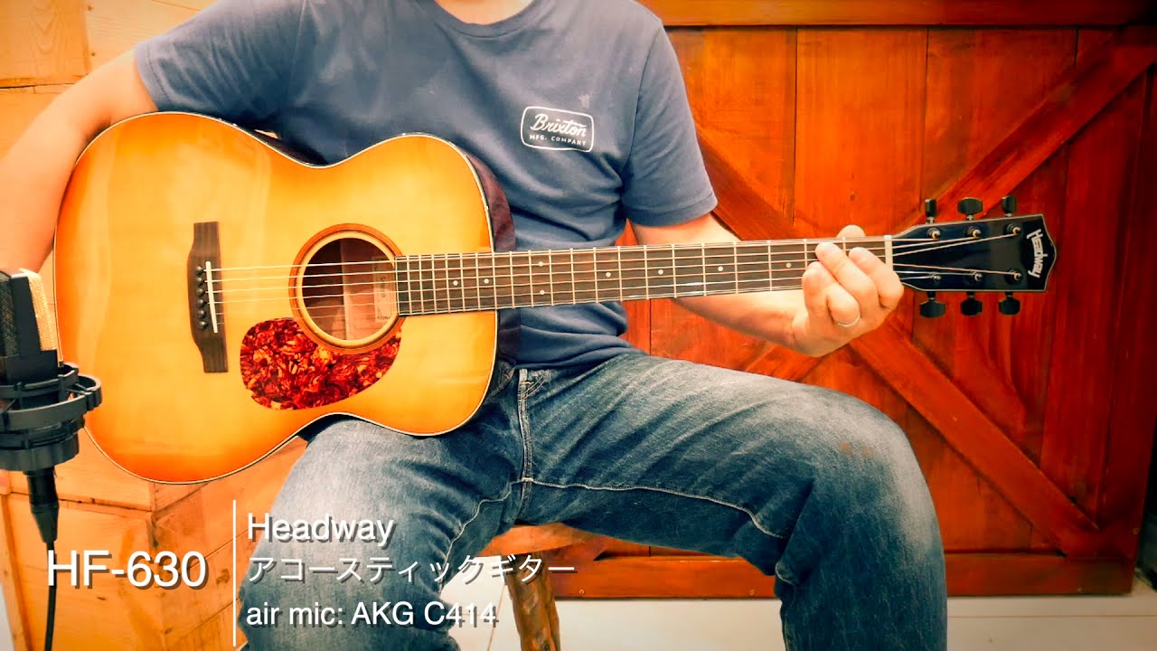 HF630】Headwayアコースティックギター 入荷のお知らせ - YouTube