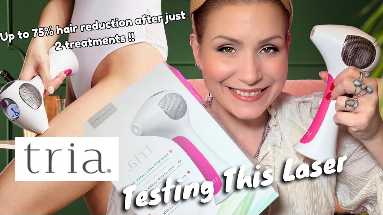 TESTING* Trying the Tria 4X Hair Removal Laser for the First Time