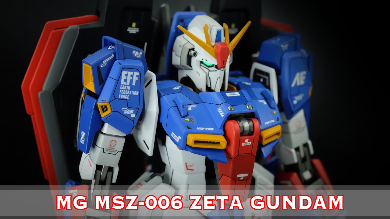 MG(マスターグレード) MSZ-006 ゼータガンダム Zガンダム 全塗装 完成