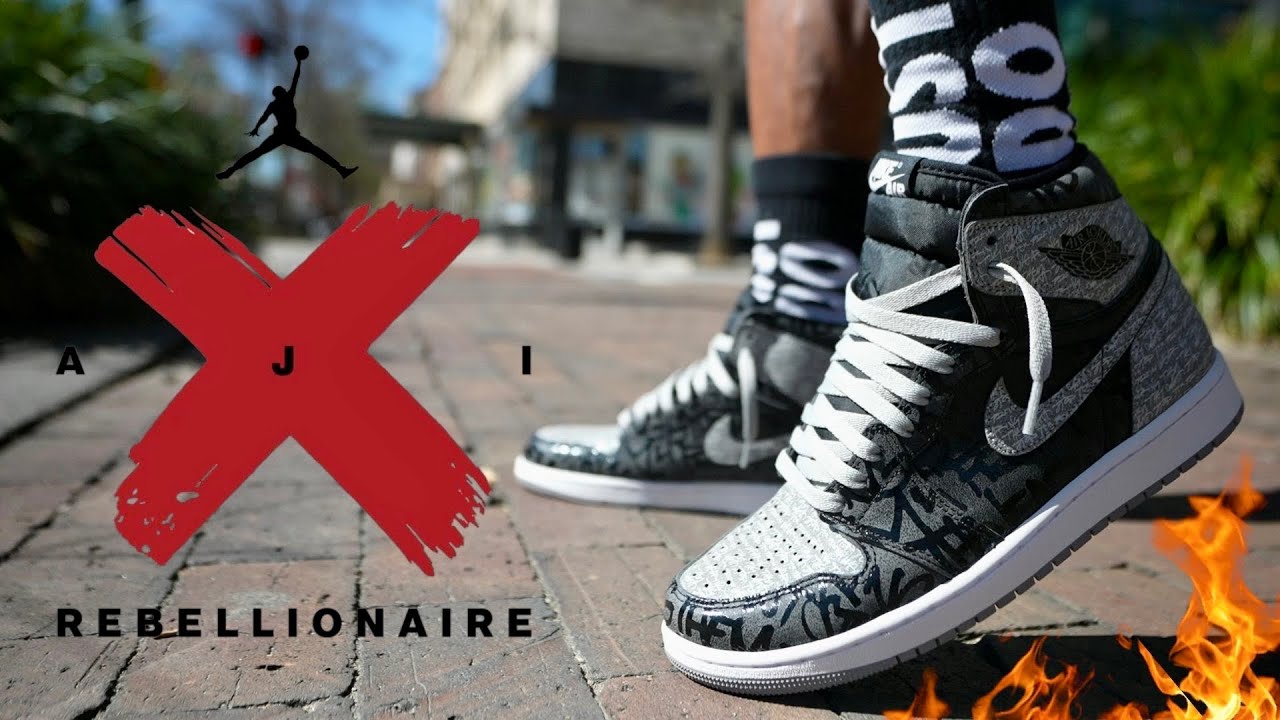 JORDAN 1 REBELLIONAIRE DETAILED REVIEW & ON FEET W/ LACE SWAPS