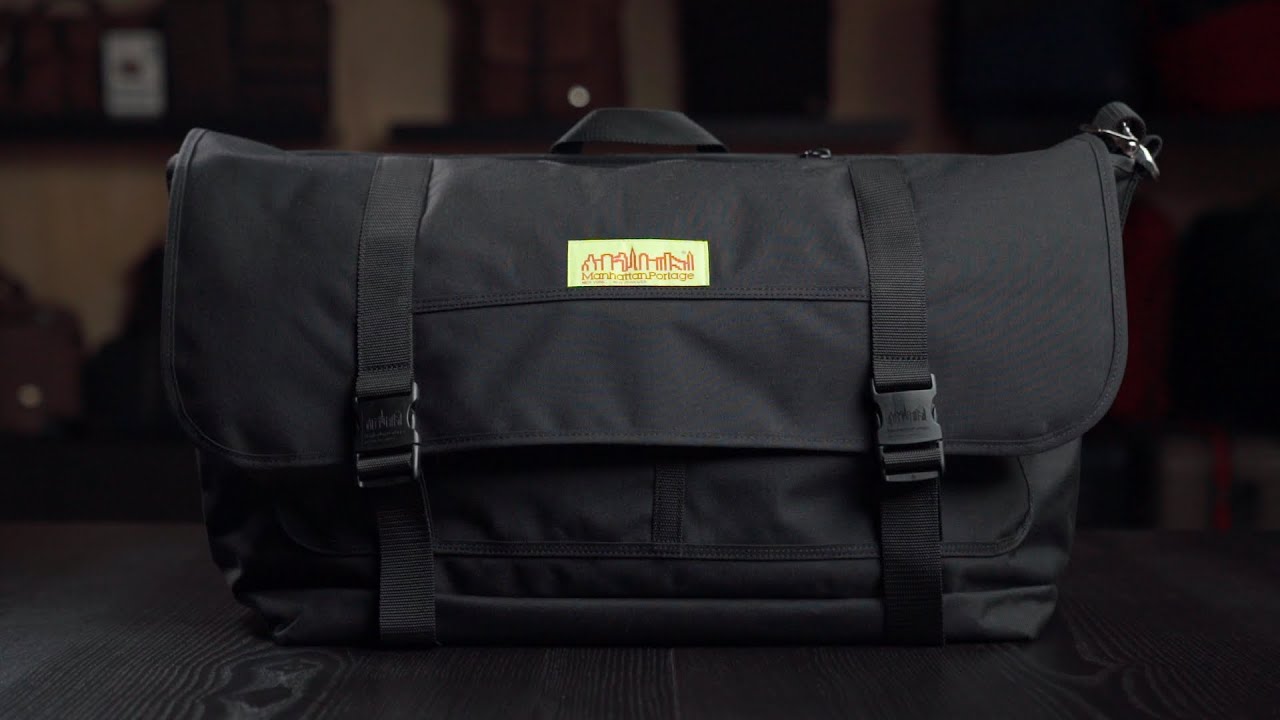 Manhattan Portage Bike Messenger Bag (XLG) Overview - YouTube
