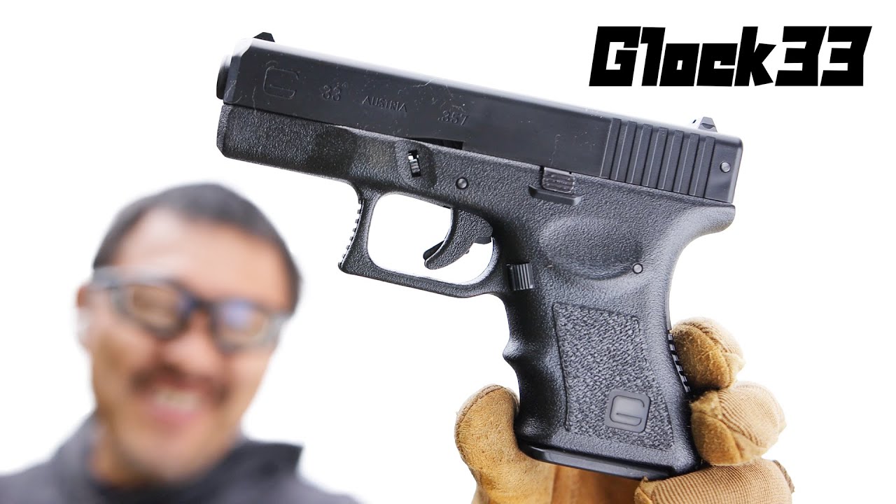 クラウン GLOCK33 10禁 エアコキ エアガンレビュー CROWN GLK33