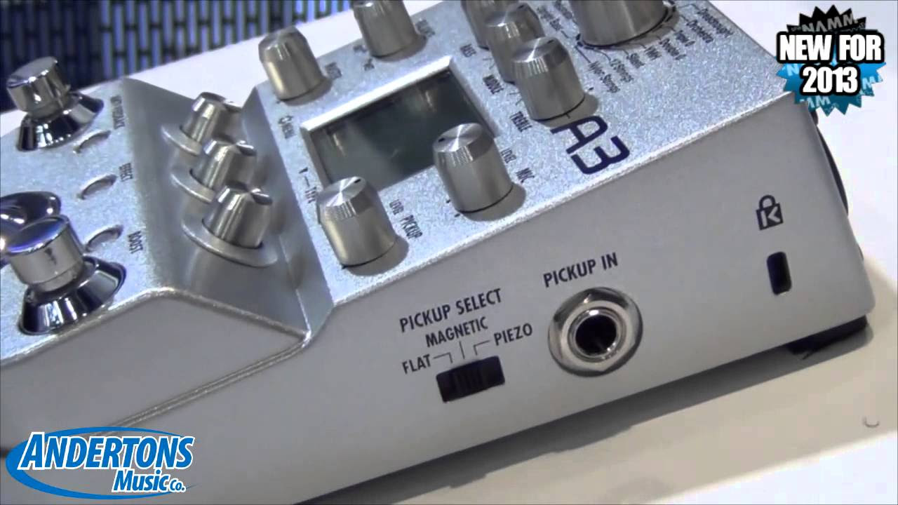 NAMM 2013 Archive - Zoom A3 Acoustic Pedal - YouTube