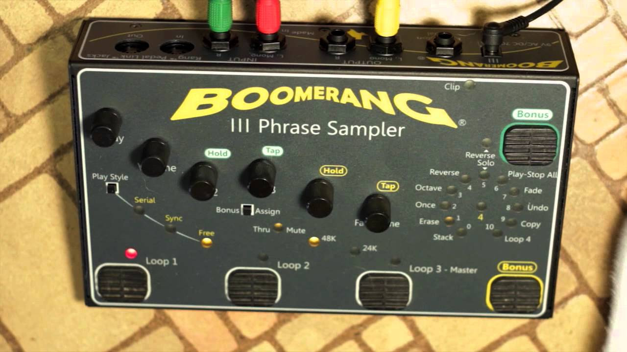 エフェクター修理】BOOMERANG Ⅲ Phrase Sampler。多機能ルーパー