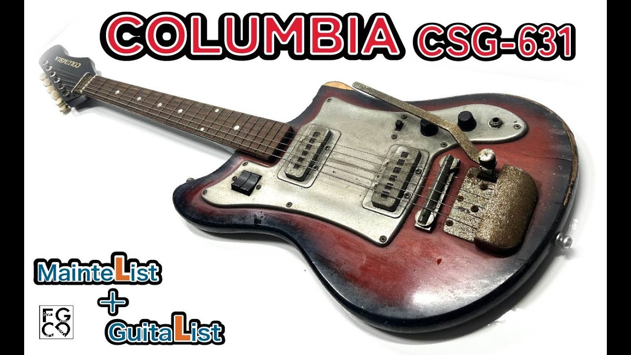 ボロボロの1965年製コロンビアギターをリフィニッシュしました