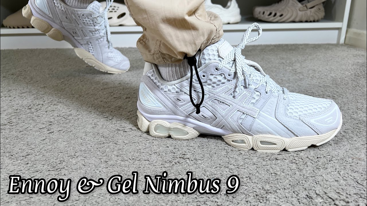 Ennoy & Asics Gel Nimbus 9 Review& On foot - YouTube