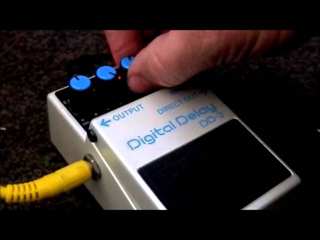 Boss Digital Delay DD-3 demo and tutorial - YouTube