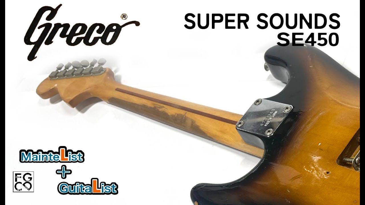 1978年日本製ストラトタイプのビンテージエレキギターを綺麗にしました