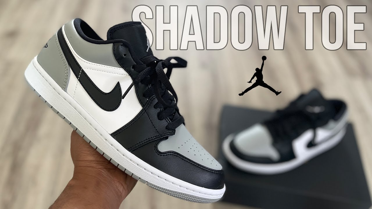 FINALLY!! Jordan 1 Low Shadow Toe On Feet Review! - YouTube