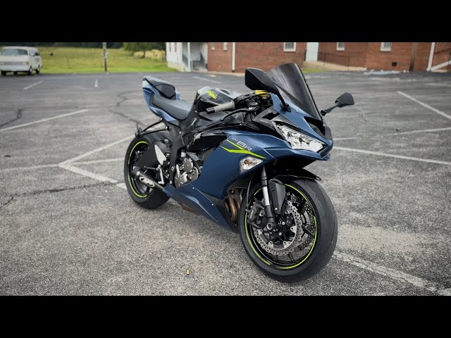 First ride and review on 2021 Kawasaki zx6r | #636 - YouTube