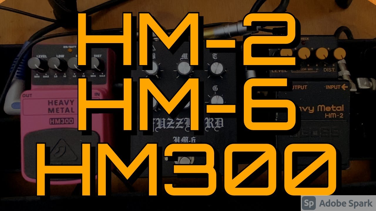 Boss HM-2 v. Fuzzlord Effects HM-6 v. Behringer HM300 - Doom Days
