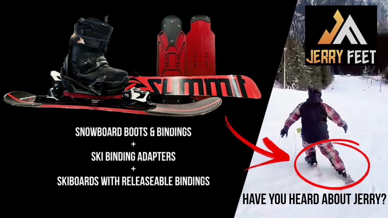 Jerry Feet SBA (スキービンディングアダプター） - 世界最大ス