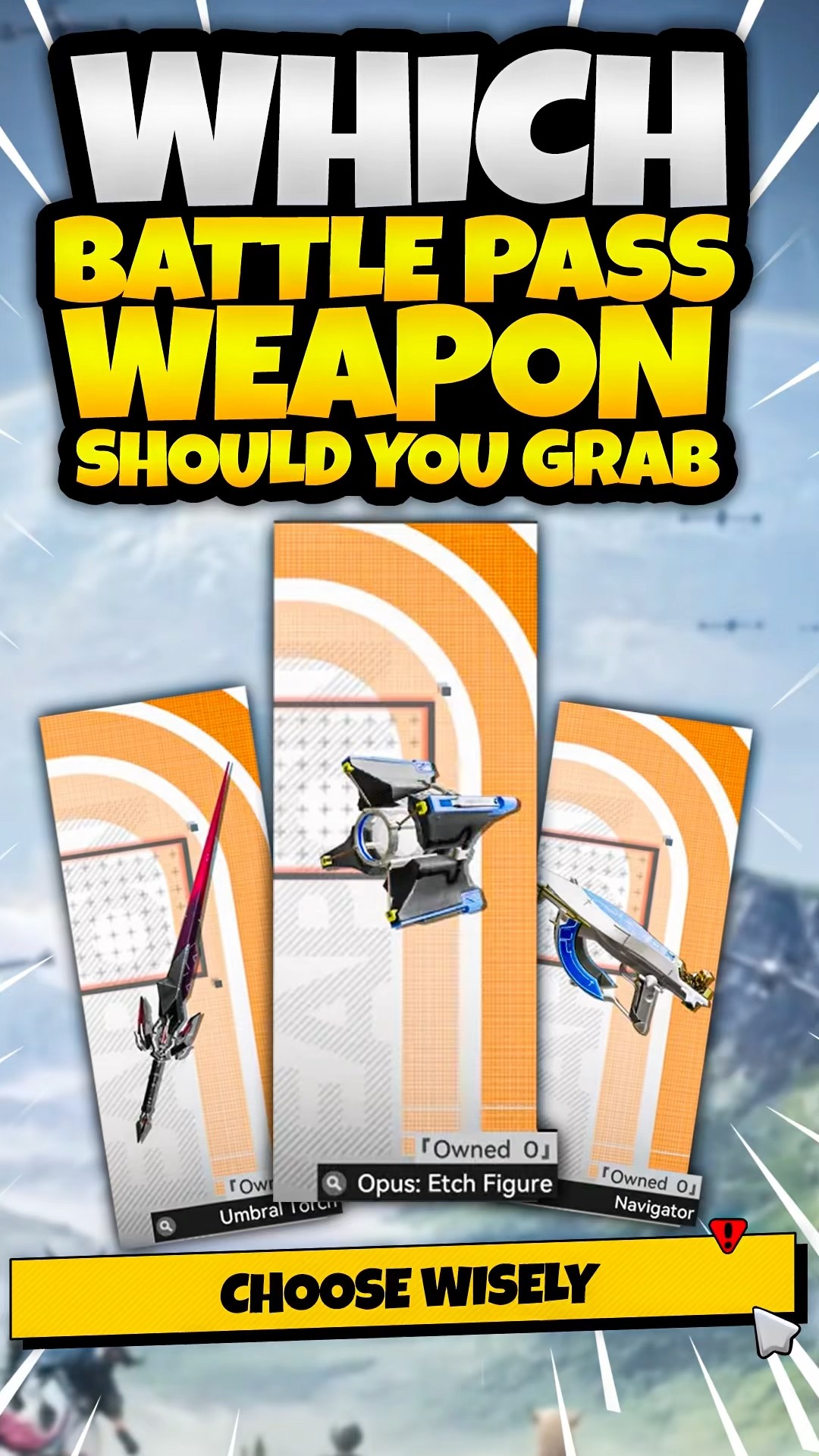Which Battle Pass Weapon Should You Grab? #zerothdirectivecc
