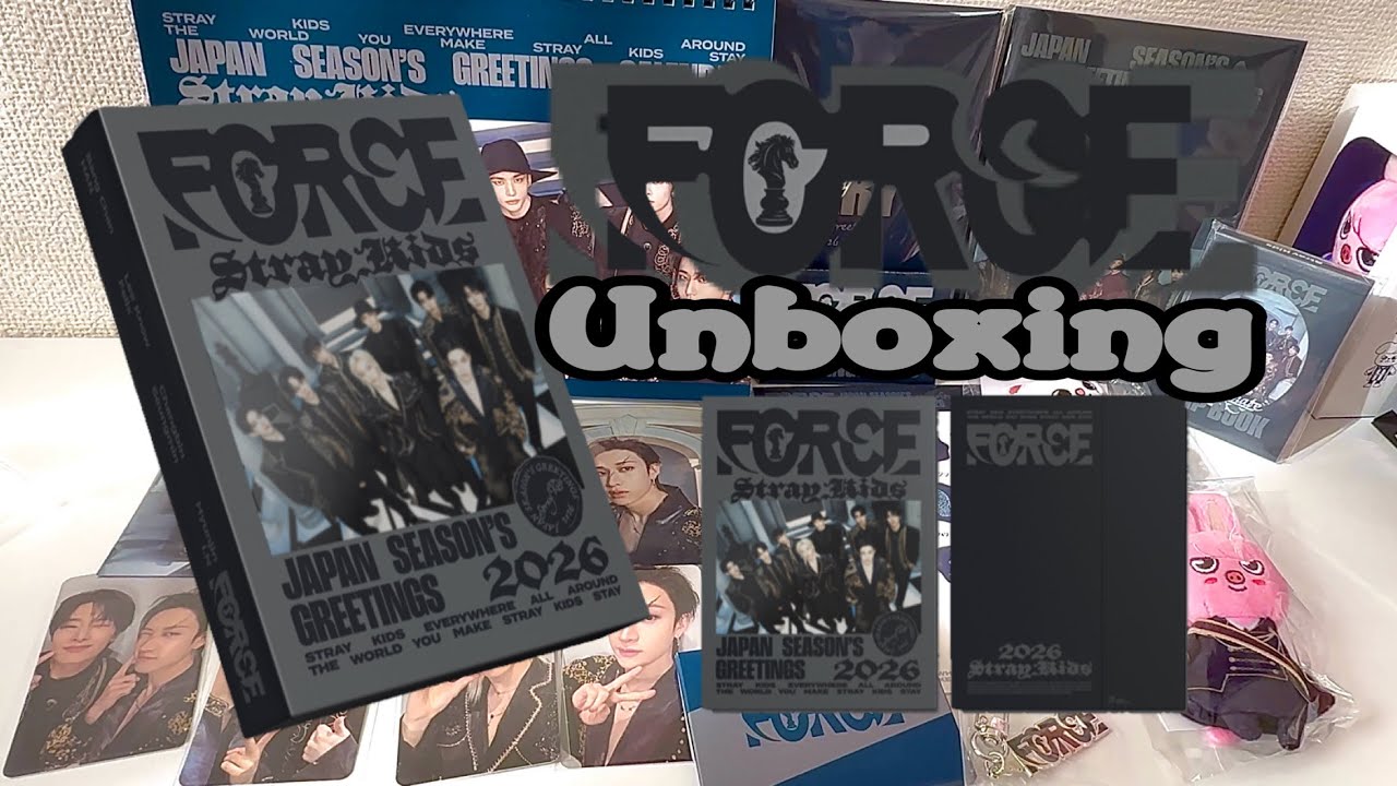Stray Kids 'FORCE' unboxing (Japan Season's Greetings 2026 FC VER