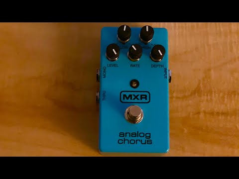 MXR Analog Chorus Pedal Gear Review | Get a Zakk Wylde sound | 80s