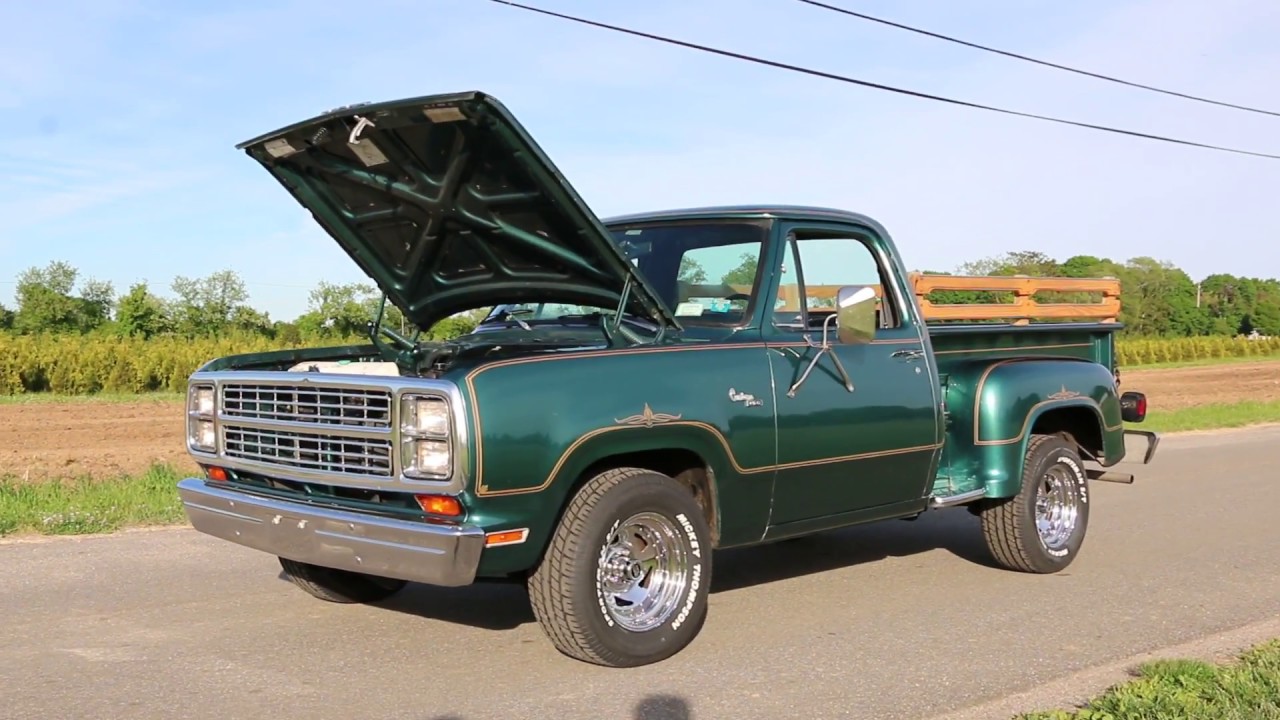 AutoWorld AW298 1/18 Scale, 1979 Dodge D100 Stepside Warlock II